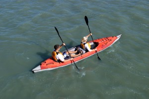 Advanced Elements AdvancedFrame Convertible inflatable kayak Seating