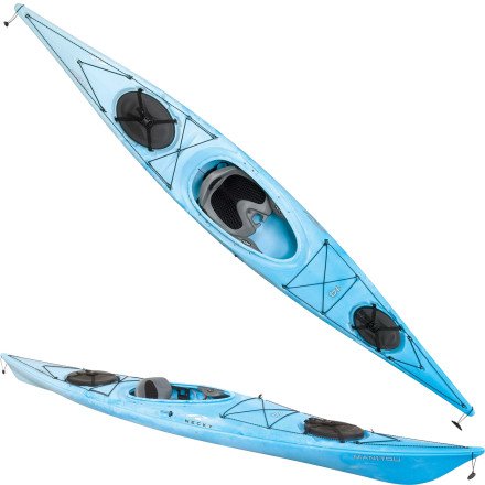necky manitou 14 kayak in blue