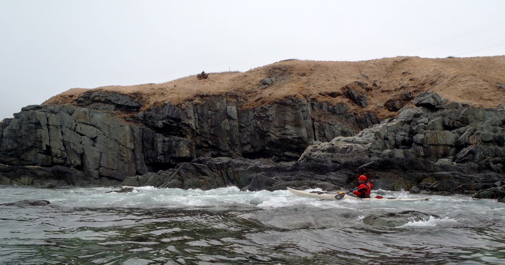 kayak launch on rock