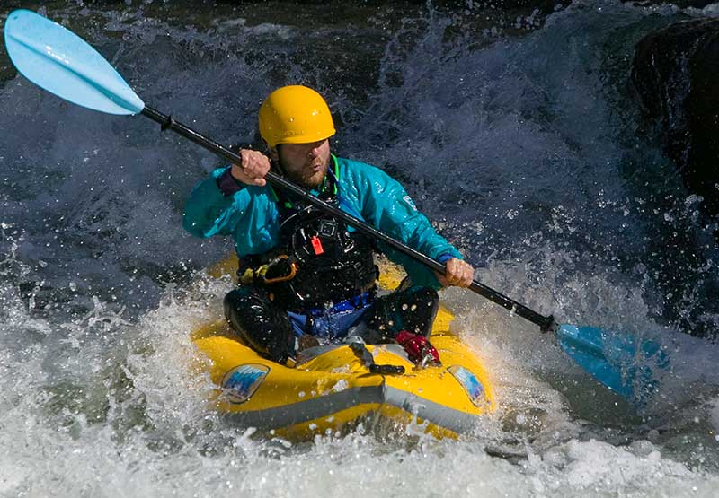 rapid kayaking