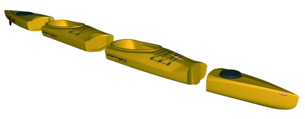 Point 65 Mercury GTX Kayak - in modular pieces