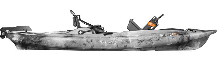 sideway view of Predator PDL Kayak