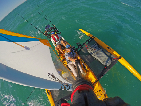 overview of the Hobie Sail kayak