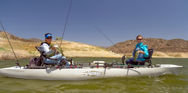 fishing on a Hobie