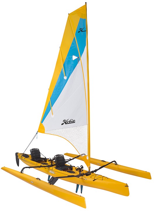 hobie tandem sailing kayak