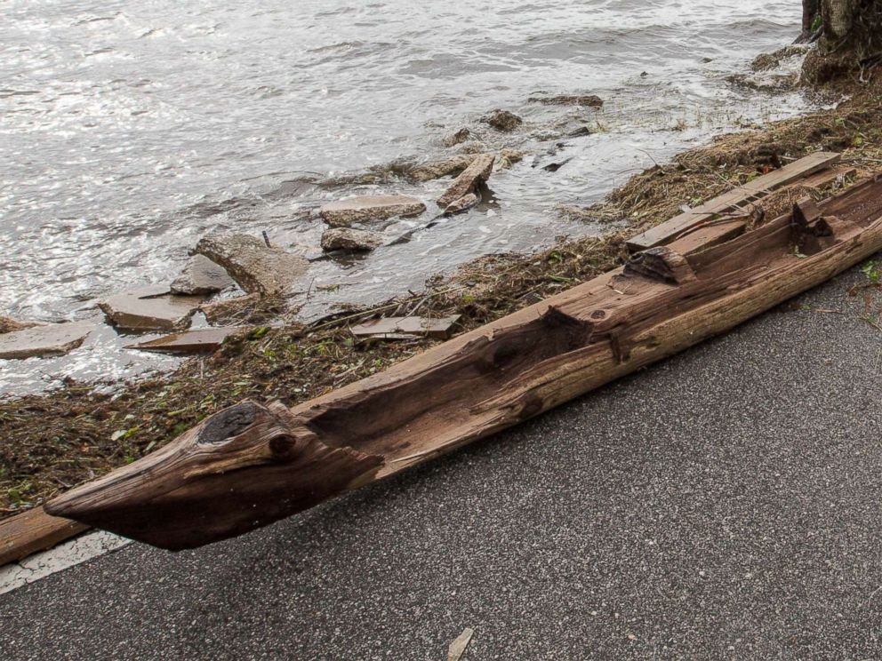 Historic Canoe From Hurricane Irma