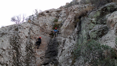 santa monica mountain climbing