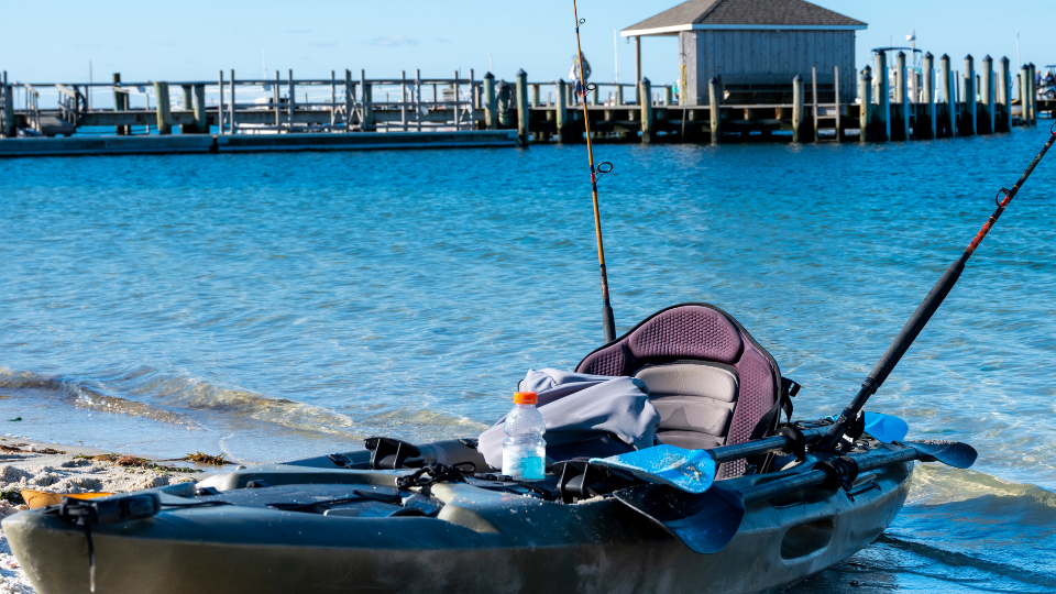 a-fishing-kayak-ready-to-for-a-trip-with-a-fish-finder-setup